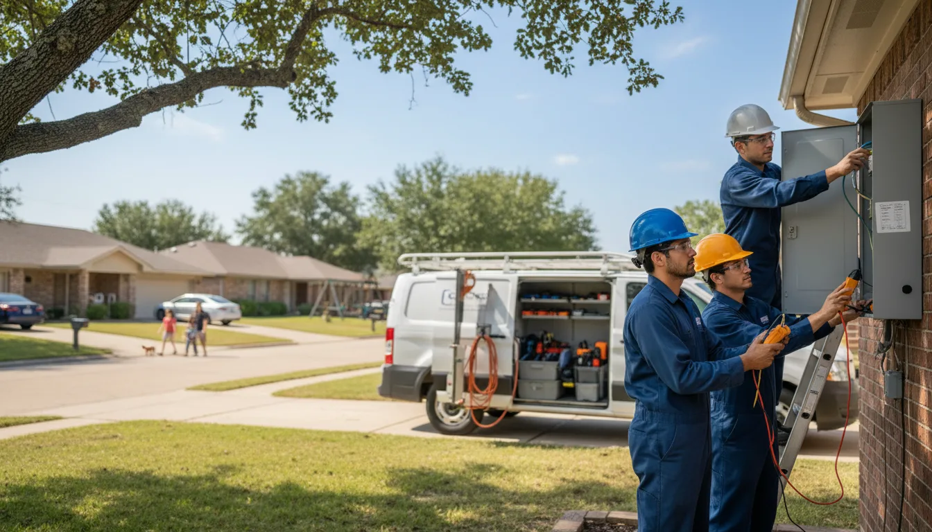 Certified electrician providing emergency electrical services in Wayland, OH